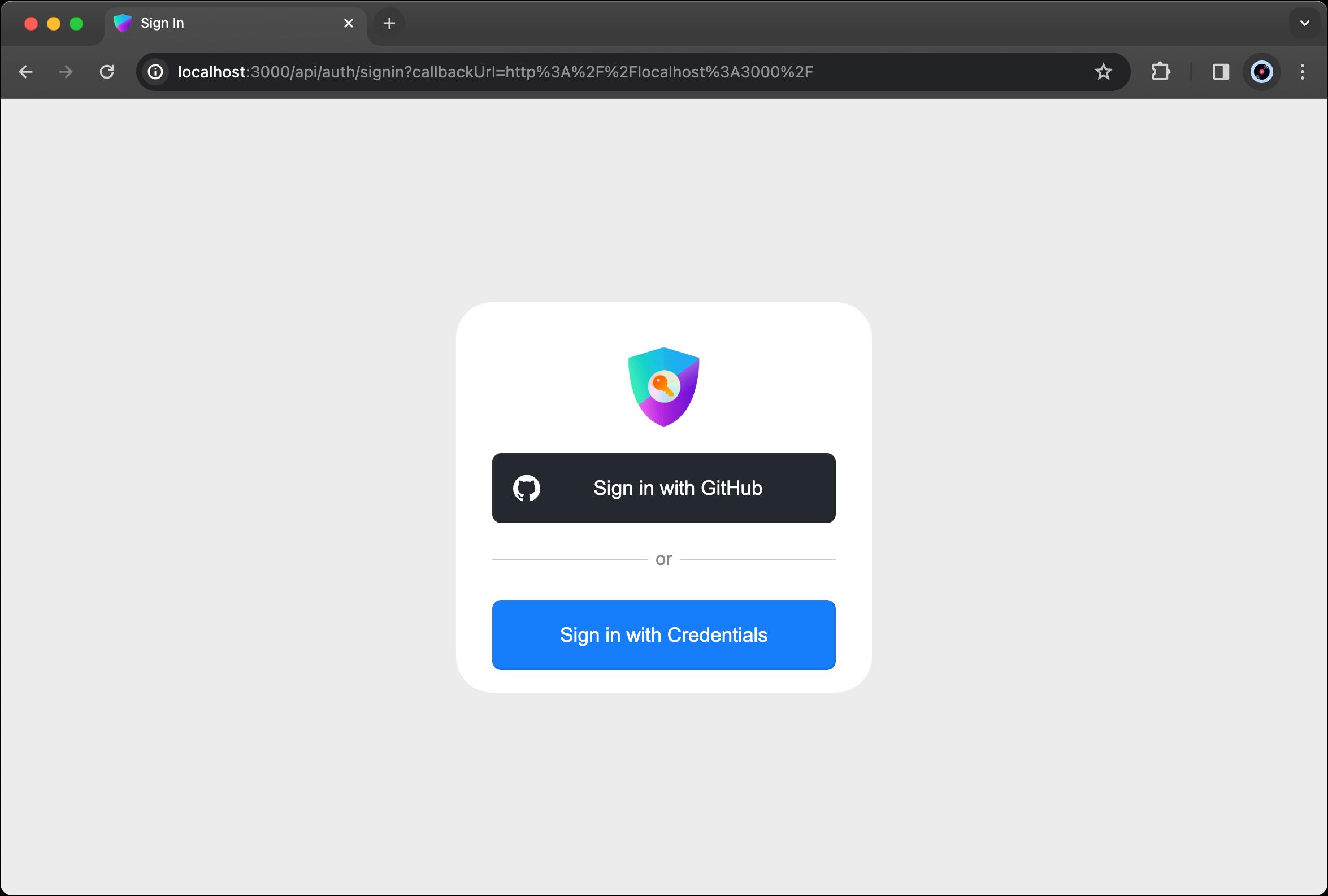 Sign-in Page